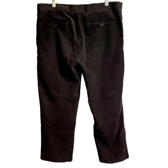 TASSO ELBA Mens Corduroy Dress Pants Sz 36 X 27 Trousers Straight Leg Na… - Picture 3 of 8